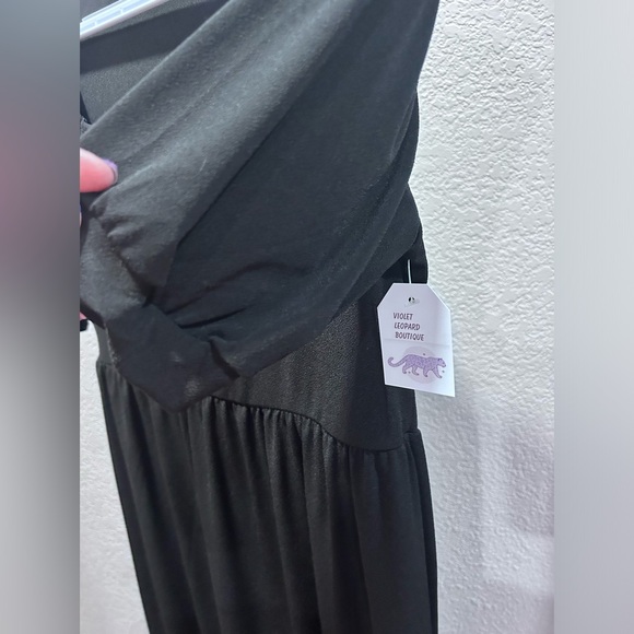 NWT Beeson River Black Women’s Maxi Dress Size Medium - Picture 6 of 7